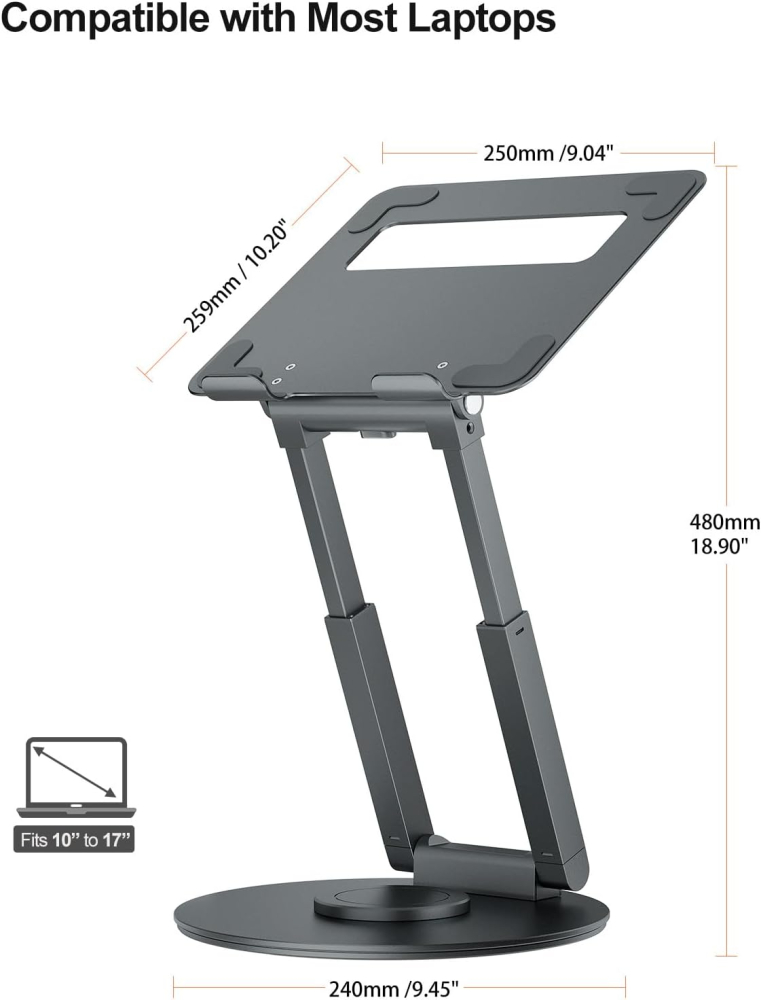 Stand Laptop Tounee LS07 EXPRO - Gri [4]