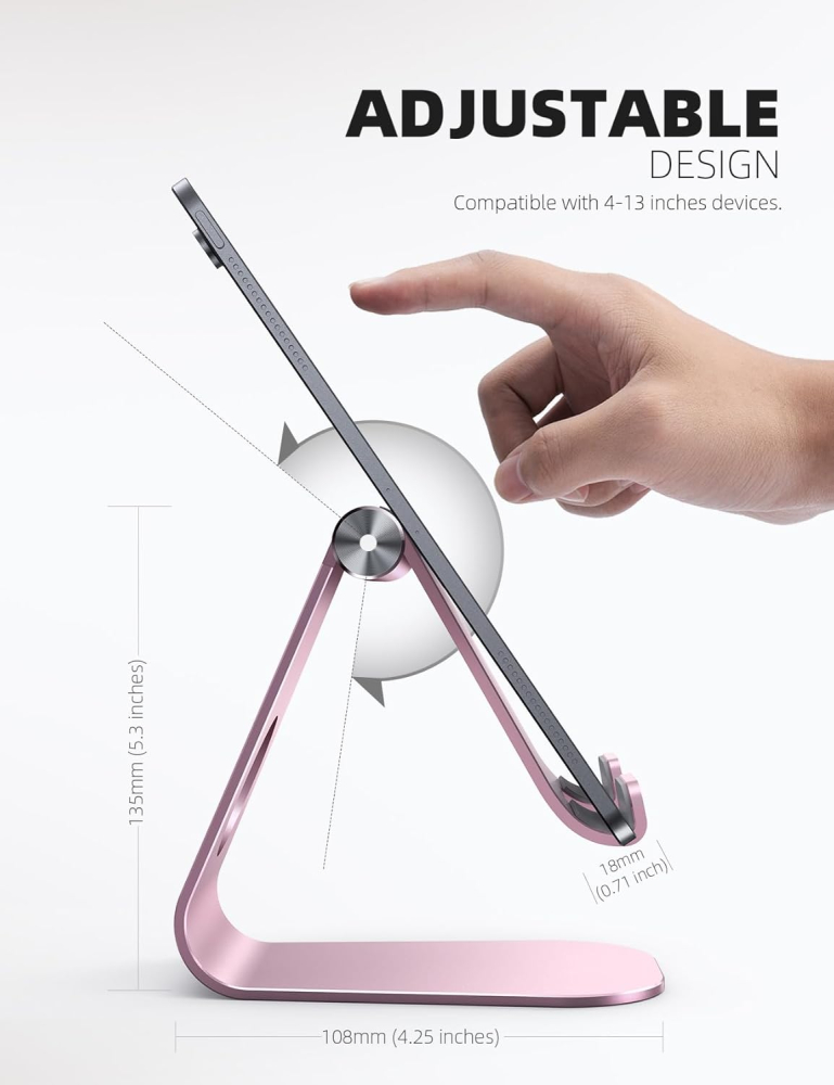 Stand Tableta si Telefon Lamicall - Roz [5]