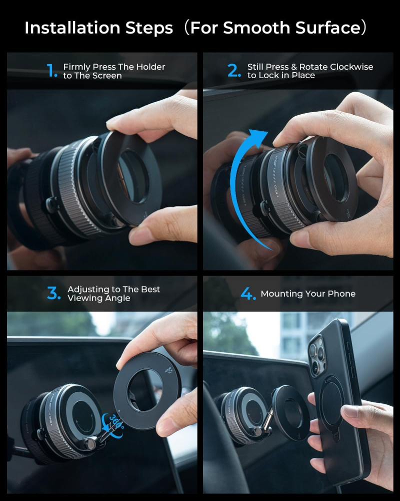 Suport Auto Magnetic pentru Telefon MRGLAS [9]