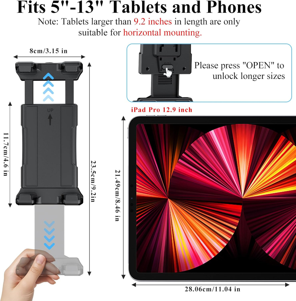 Suport Auto pentru Tableta si Telefon OHLPRO JP01-TP3 [9]