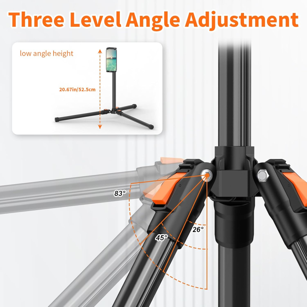 Suport tableta si telefon tip trepied XXZU - 182 cm [4]