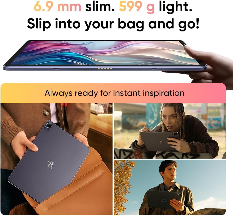 Tableta grafica XP-PEN Magic Drawing Pad, 12.2'', 16K X3 Pro Smart Chip Stylus, Baterie 8000mAh, IPS, 16:9, 2160 x 1440, 2540 LPI, PS 16384, Negru [4]