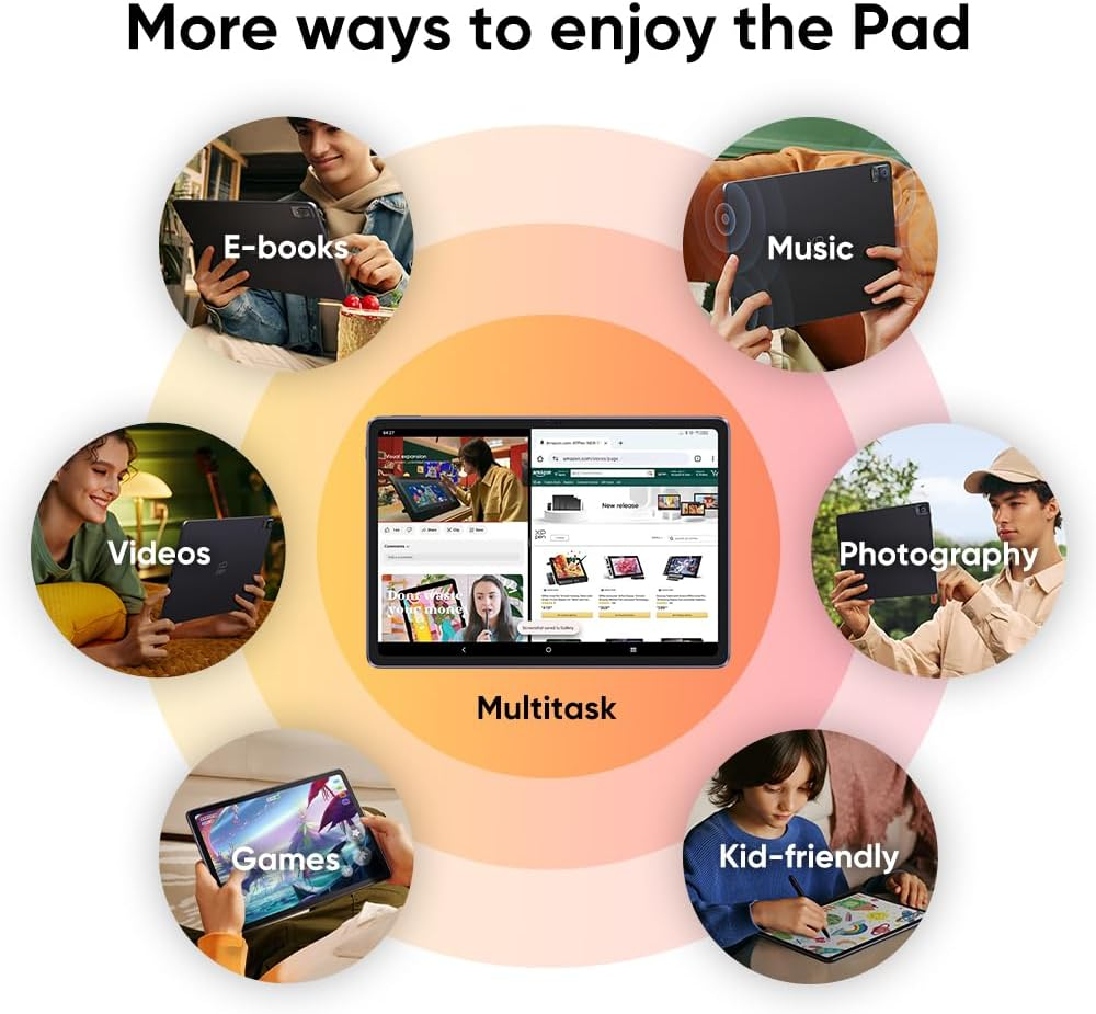 Tableta grafica XP-PEN Magic Drawing Pad, 12.2'', 16K X3 Pro Smart Chip Stylus, Baterie 8000mAh, IPS, 16:9, 2160 x 1440, 2540 LPI, PS 16384, Negru [8]