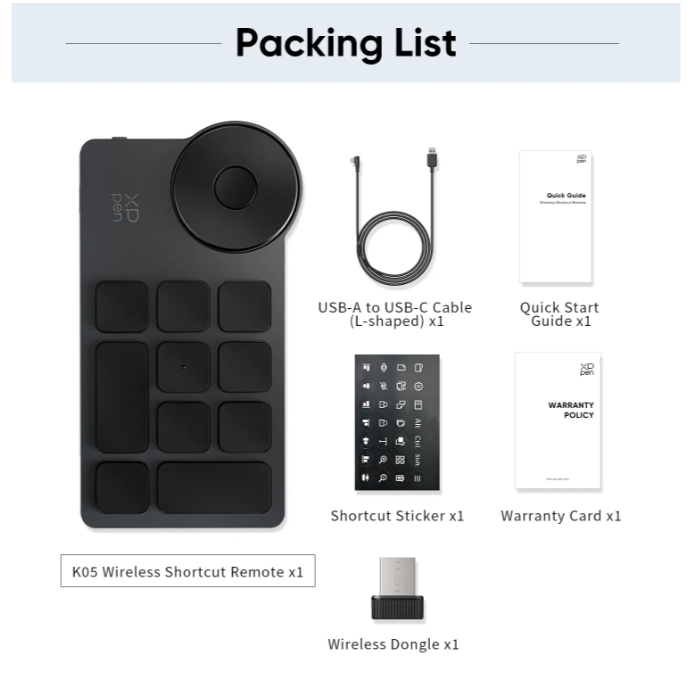 Tastatura XP-PEN Mini Keydial ACK05 [10]