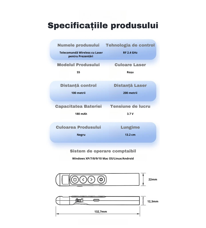 Telecomanda cu Laser Prezentari S5 [4]