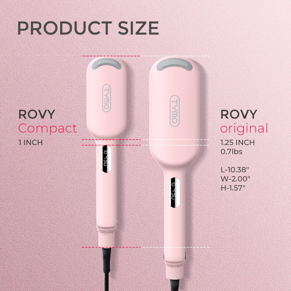 TYMO Rovy Compact Wave Iron - 25mm - Roz [8]