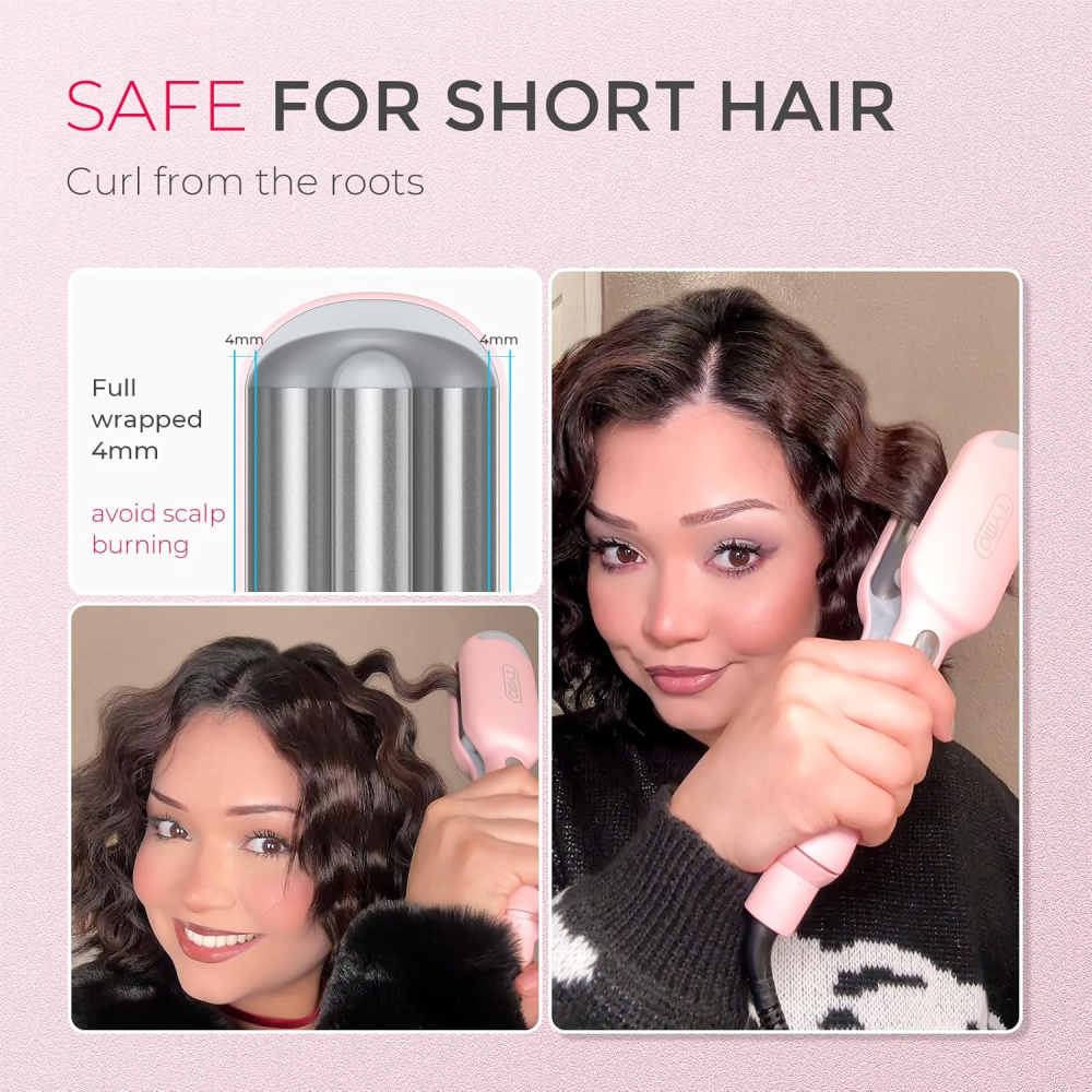 TYMO Rovy Compact Wave Iron - 25mm - Roz [5]
