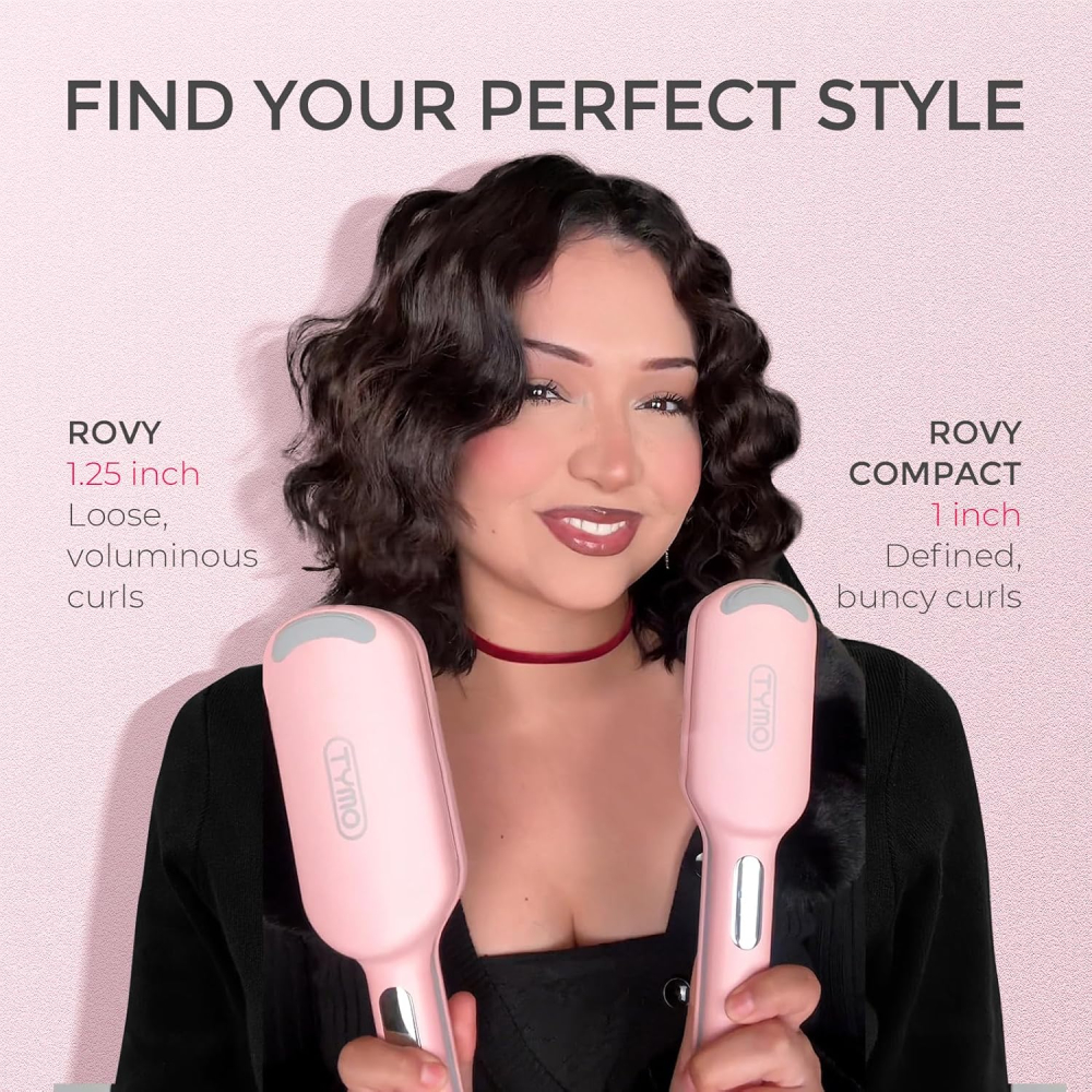 TYMO Rovy Compact Wave Iron - 25mm - Roz [7]