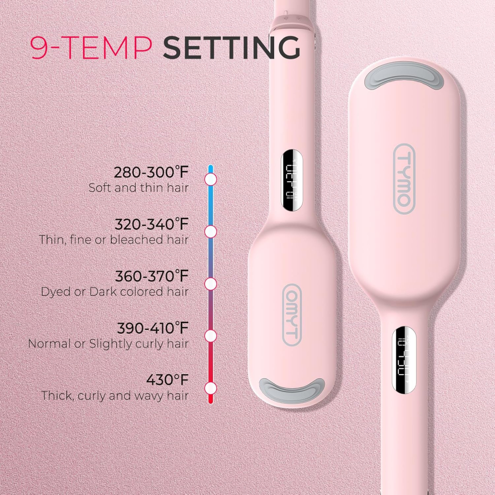 TYMO Rovy Compact Wave Iron - 32mm - Roz [7]