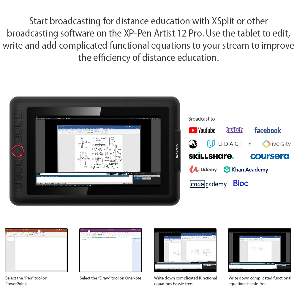 XP-PEN Artist 12 Pro, 11.6" FHD, TILT, 8192 niveluri presiune, include Artrage 5, Manusa, 8 varfuri de rezerva [3]