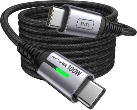 Laptop, Tablete & Telefoane - Cablu INIU USB-C la USB-C - 2 m