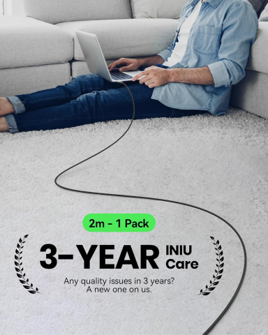 Cablu INIU USB-C la USB-C - 2 m [6]