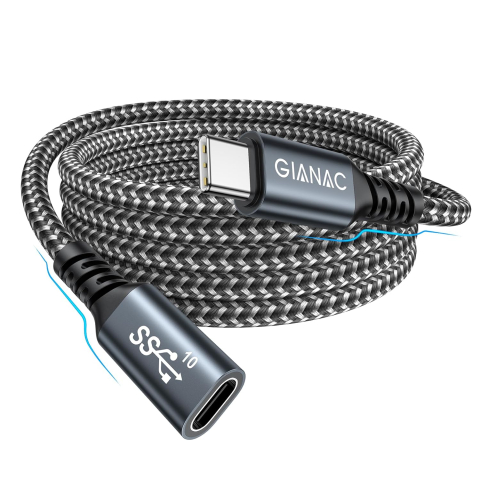 Telefoane mobile & accesorii - Cablu Prelungitor GIANAC USB-C - 1 m
