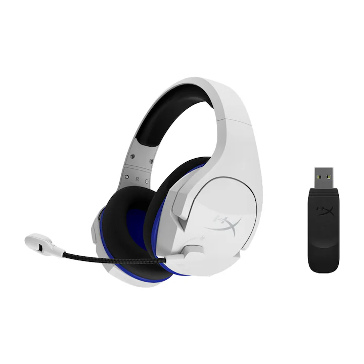 Periferice PC - Casti Gaming Wireless HyperX Cloud Stinger Core Alb