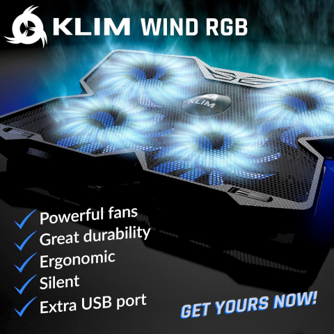 Cooler Laptop KLIM RGB [1]