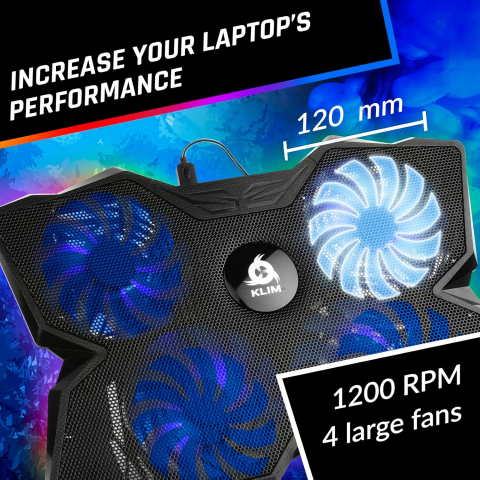 Cooler Laptop KLIM RGB [2]