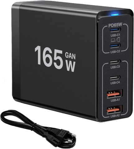 Telefoane mobile & accesorii - Incarcator HONGYEE USB-C - 6 Porturi