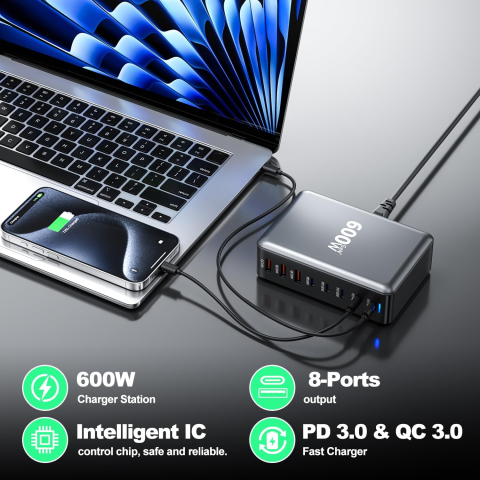 Incarcator sccvee USB-C - 8 Porturi [4]