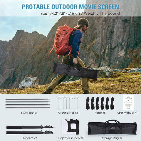 LEORFI 150 Inch cu Suport [3]