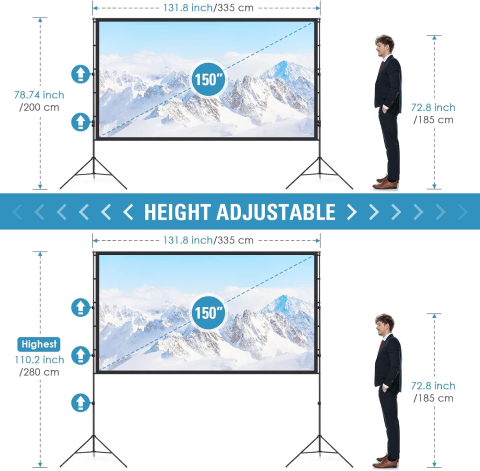 LEORFI 150 Inch cu Suport [1]