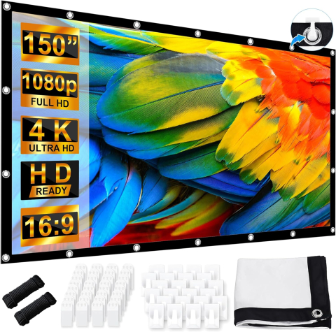 Ecrane proiectie - LEORFI 150 Inch fără Suport