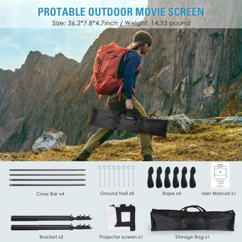 LEORFI 180 Inch cu Suport [3]