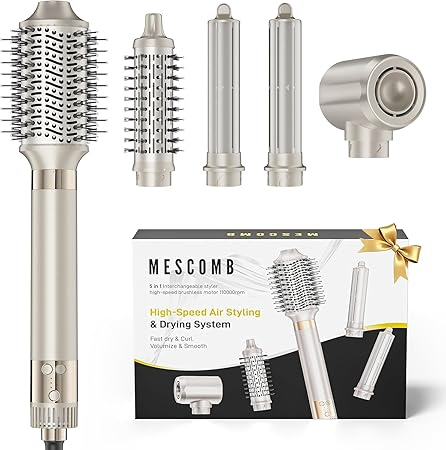 Aparate & Accesorii ingrijire personala - MESCOMB Airstyler 5-in-1 - Bej