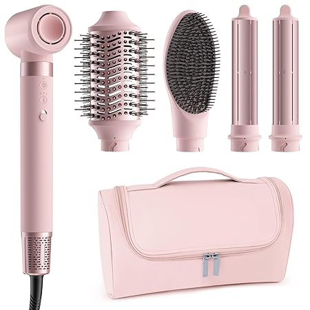 Aparate & Accesorii ingrijire personala - MESCOMB Airstyler 5-in-1 - Roz