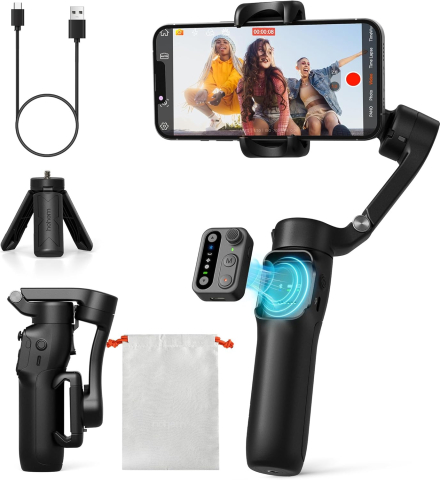 Selfie stick-uri - Stabilizator Hohem iSteady X3 SE - Negru