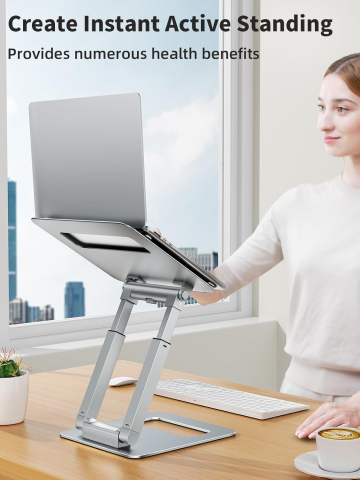 Stand Laptop Tounee LS07 - Alb [6]