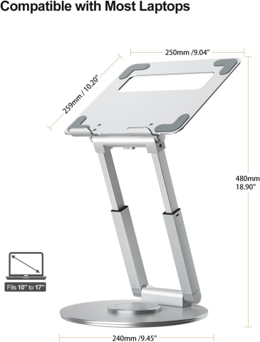 Stand Laptop Tounee LS07 EXPRO - Alb [3]
