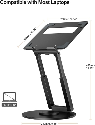 Stand Laptop Tounee LS07 EXPRO - Negru [4]