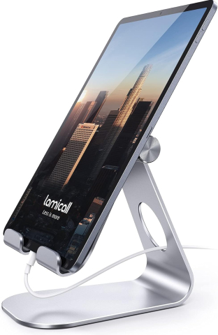Tablete & accesorii - Stand Tableta si Telefon Lamicall - Argintiu
