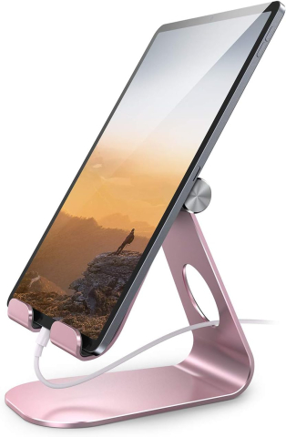 Tablete & accesorii - Stand Tableta si Telefon Lamicall - Roz