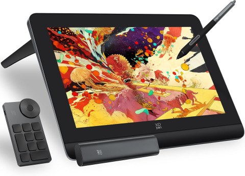 Tabletă cu Display - XP-PEN Artist 14 Pro Gen 2, 16K X3 Pro Smart Chip Pen, 99.8% sRGB, IPS, 16:9, 1920 x 1200, 5080 LPI, PS 16384, 200 RPS, Negru