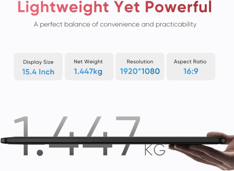 XP-PEN Artist 15.6 Pro V2, 16K X3 Pro Smart Chip Stylus, 99% sRGB, IPS, 16:9, 1920 x 1080, 5080 LPI, PS 16384, 200 RPS, Negru [5]