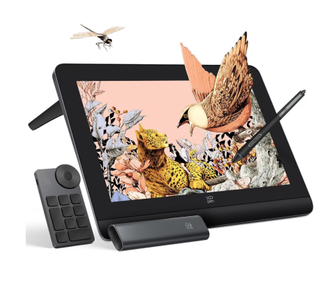 Tabletă cu Display - XP-PEN Artist 16 Pro Gen 2, 16K X3 Pro Smart Chip Stylus, 99.8% sRGB, IPS, 16:9, 2560 x 1600, 5080 LPI, PS 16384, 200 RPS, Negru