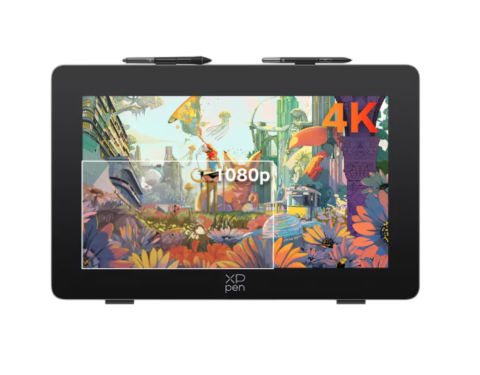 Tabletă cu Display - XP-PEN Artist 24 Pro Gen 2 4k 23.8", IPS, 16:9, 3840x2160, 5080 LPI, PS 16384, 220 RPS, Negru