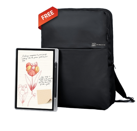 Tableta Xp-Pen Magic Note Pad, 3-in-1 cu Ecran Color de 10.95 Inchi, Stylus X3 Pro 16k, Trei Moduri de afisare, Rezolutie 1200x1980, Baterie 8000mAh, Sistem de operare Android 14 + Rucsac XP-Pen Rezis [1]