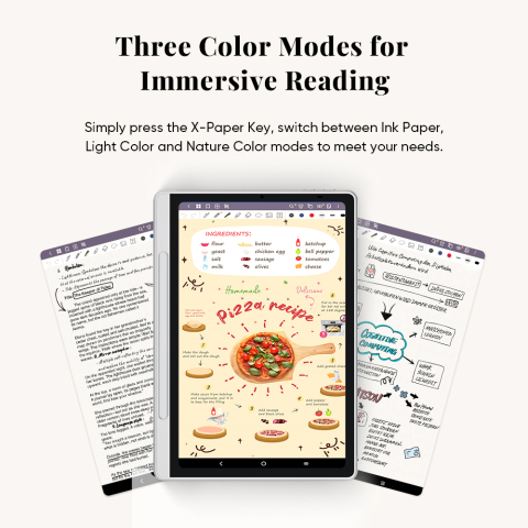 Tableta Xp-Pen Magic Note Pad, 3-in-1 cu Ecran Color de 10.95 Inchi, Stylus X3 Pro 16k, Trei Moduri de afisare, Rezolutie 1200x1980, Baterie 8000mAh, Sistem de operare Android 14 + Rucsac XP-Pen Rezis [4]