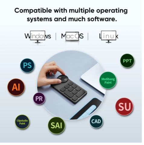 Tastatura XP-PEN Mini Keydial ACK05 [6]