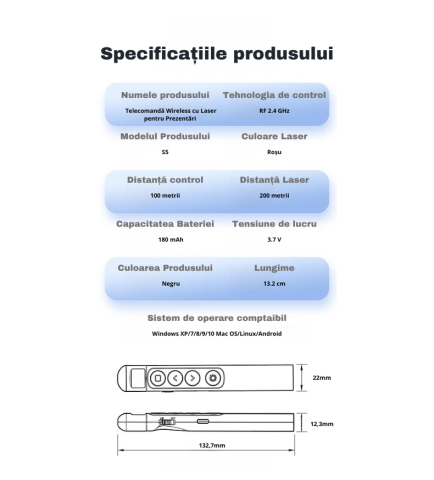 Telecomanda cu Laser Prezentari S5 [3]