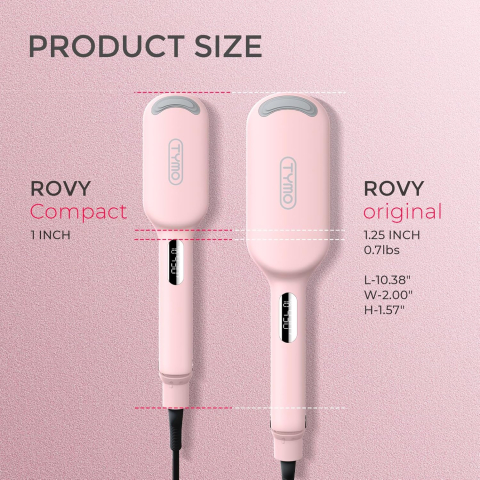 TYMO Rovy Compact Wave Iron - 25mm - Roz [7]