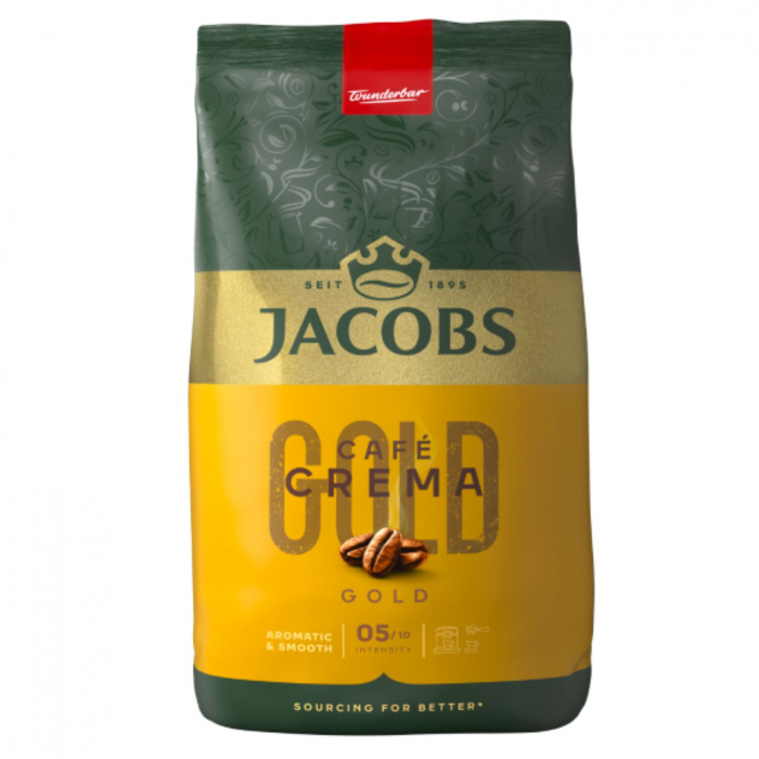 Cafea boabe JACOBS CAFÉ Crema Gold 1kg [1]