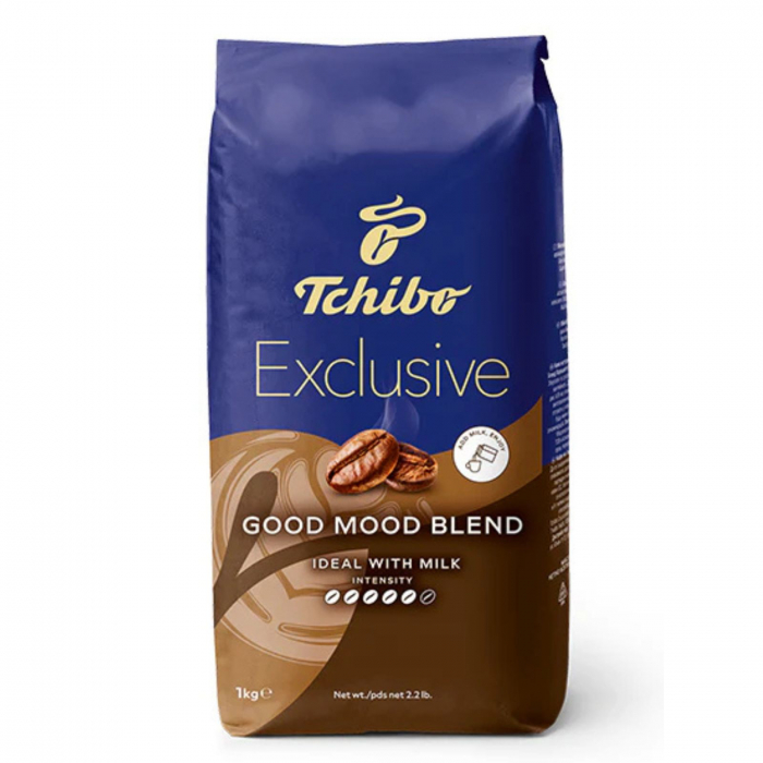 Cafea boabe Tchibo Exclusive Good Mood Blend 1kg - 4061445344957 [1]