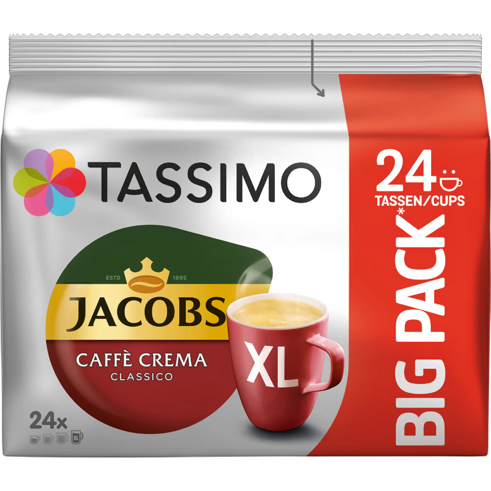 Capsule TASSIMO Cafe Crema XL Big Pack 199.2g [1]