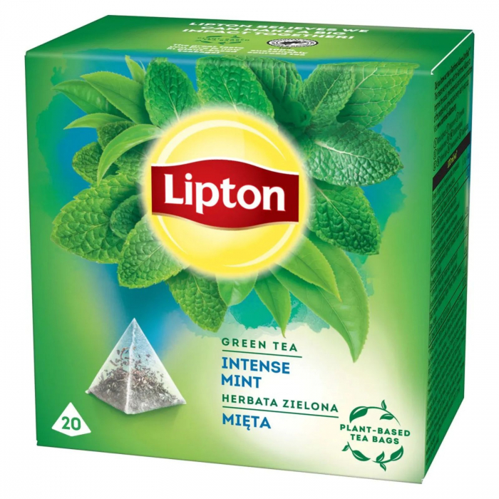 Ceai verde Lipton cu menta, 20 plicuri [1]