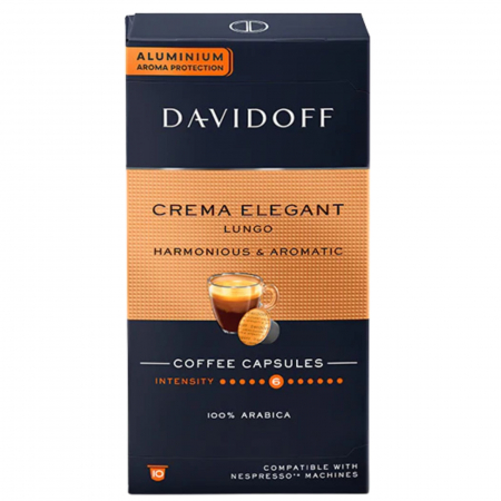 Cafea capsule - Capsule Crema Elegant Lungo, 10 cps