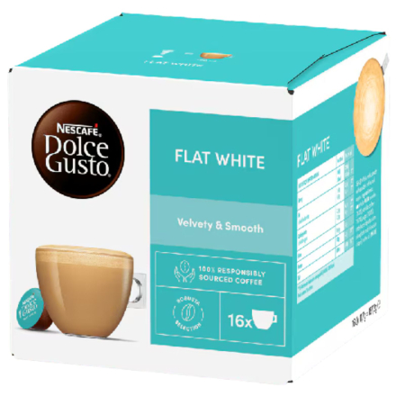 Cafea capsule - Capsule Dolce Gusto Flat White, 16 cps