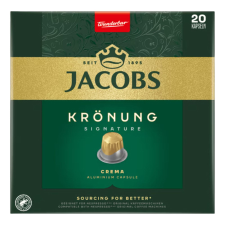 Cafea capsule - Capsule Jacobs Espresso Kronung Crema, 20 cps